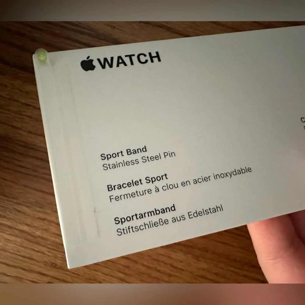 BNIB Apple Watch Sport Band - Starlight